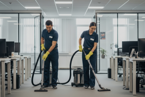 MC Cleaning Service team providing professional janitorial services in Brockton MA