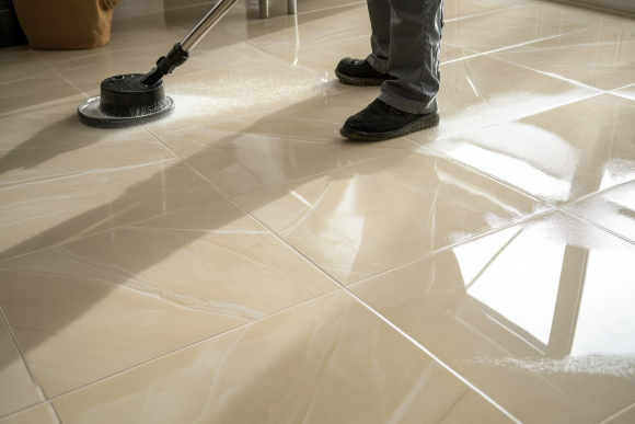 Detailed tile and grout cleaning and restoration in a Massachusetts property