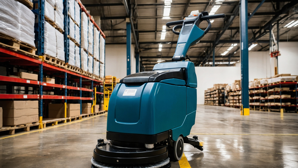 Heavy-duty industrial cleaning equipment used by MC Cleaning Service