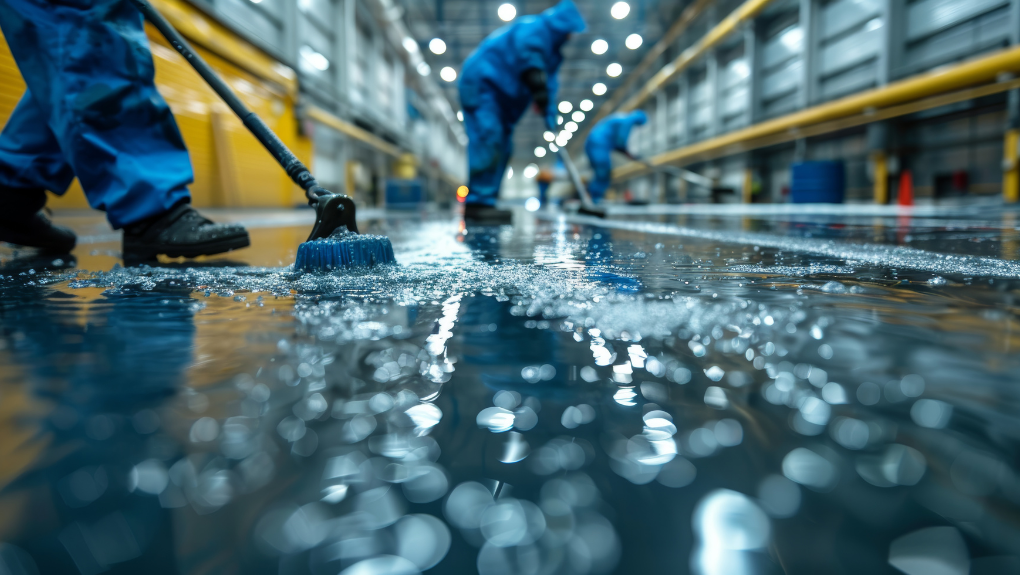 Industrial manufacturing facility maintained by MC Cleaning Service in Massachusetts