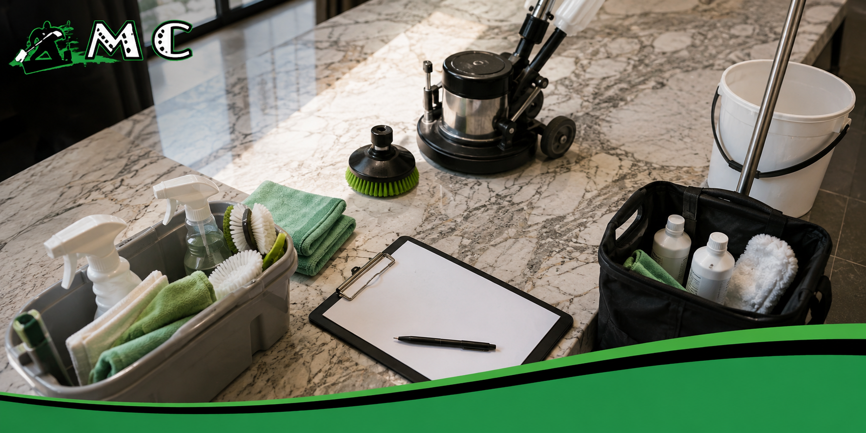 Post-construction cleaning checklist planning for a Massachusetts build